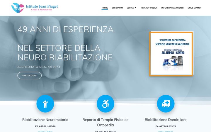 Screenshot of istitutojeanpiaget.com
