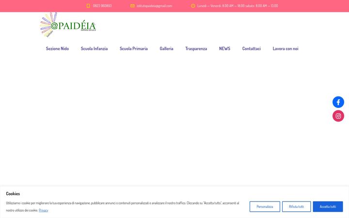 Screenshot of istitutopaideiasrl.it