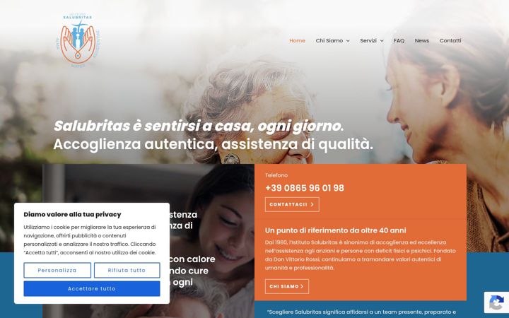 Screenshot of istitutosalubritas.com