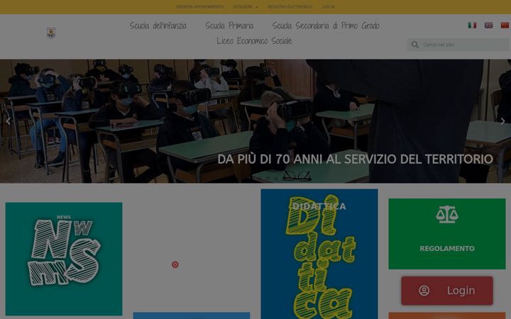 Screenshot of istitutosanpaoloroma.it