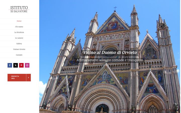 Screenshot of istitutosansalvatore.com