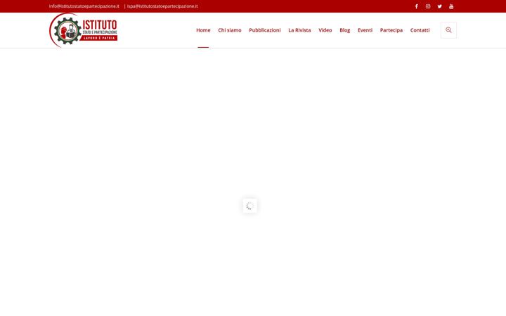 Screenshot of istitutostatoepartecipazione.it
