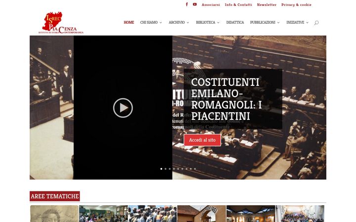 Screenshot of istitutostoricopiacenza.it