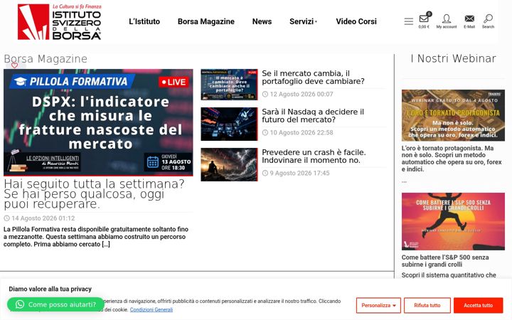 Screenshot of istitutosvizzerodellaborsa.ch