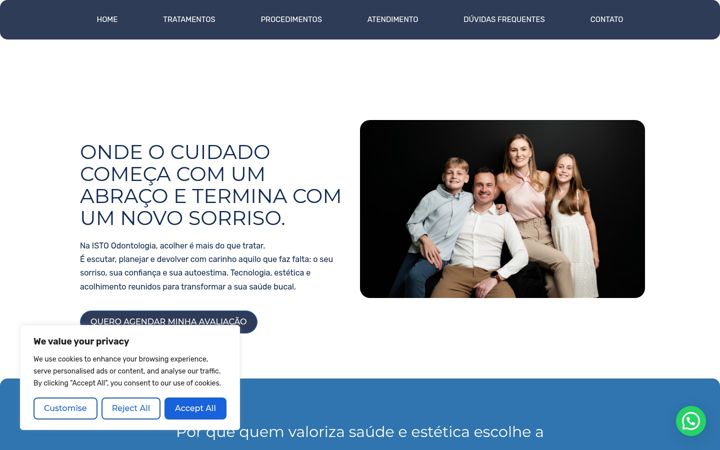 Screenshot of istodontologia.com.br