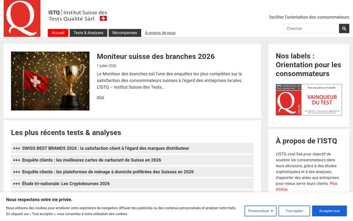 Screenshot of istq.ch