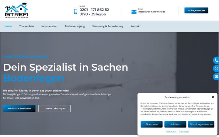 Screenshot of istrefi-handwerk.de