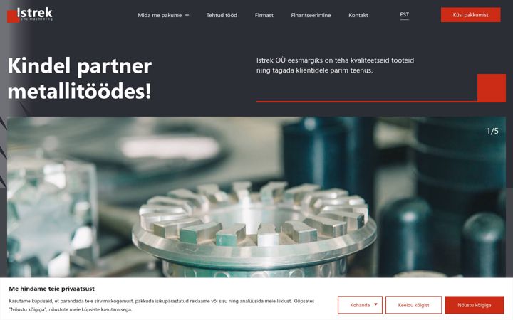 Screenshot of istrek.com