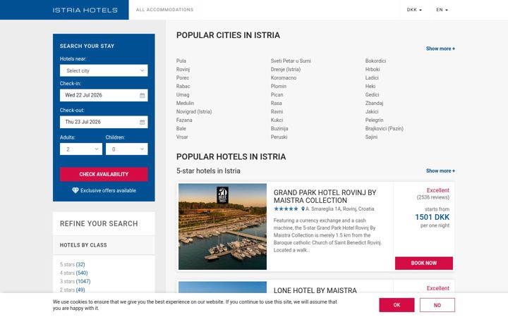 Screenshot of istria-hotel.com