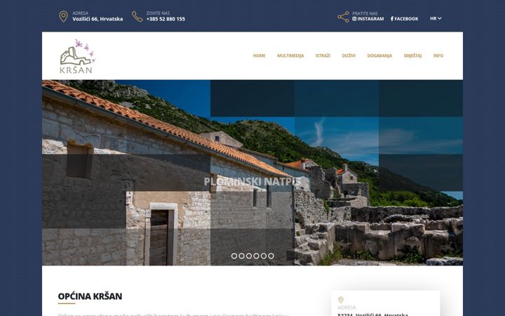 Screenshot of istria-krsan.com