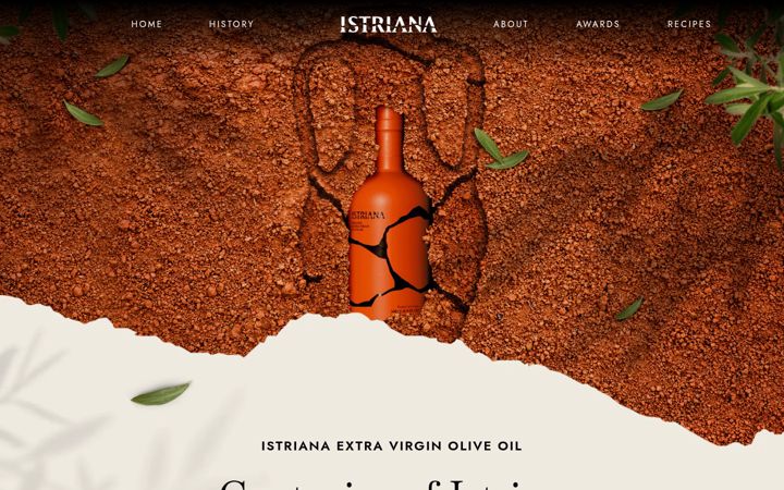 Screenshot of istrianaoliveoil.com
