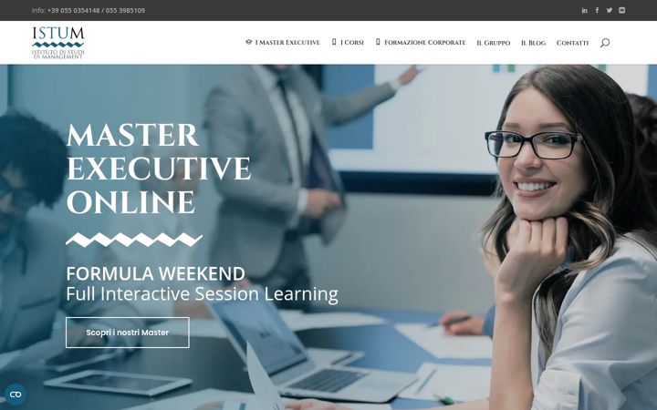 Screenshot of istum.eu