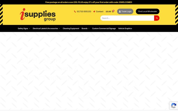 Screenshot of isupplies.co.uk