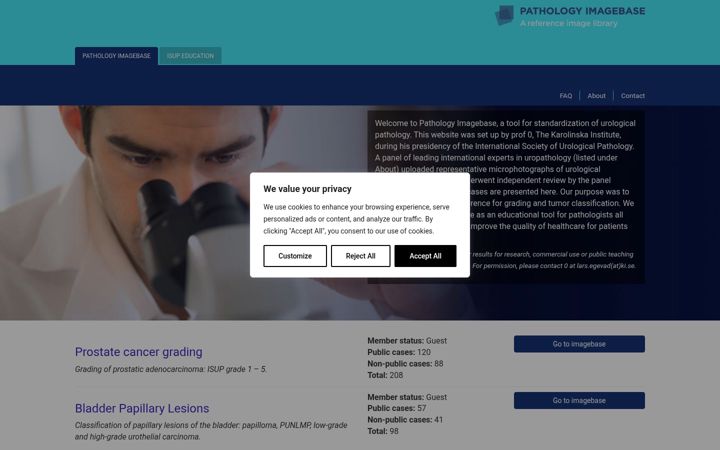 Screenshot of isupweb.org