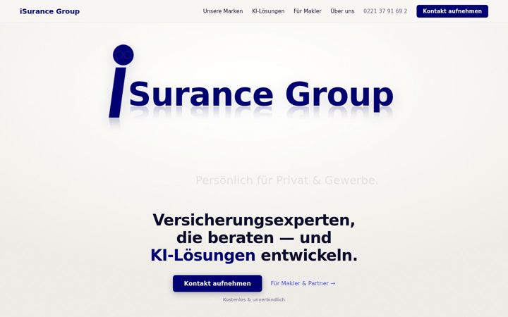 Screenshot of isurance-group.de