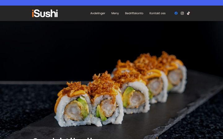 Ekraanipilt saidist isushi.no