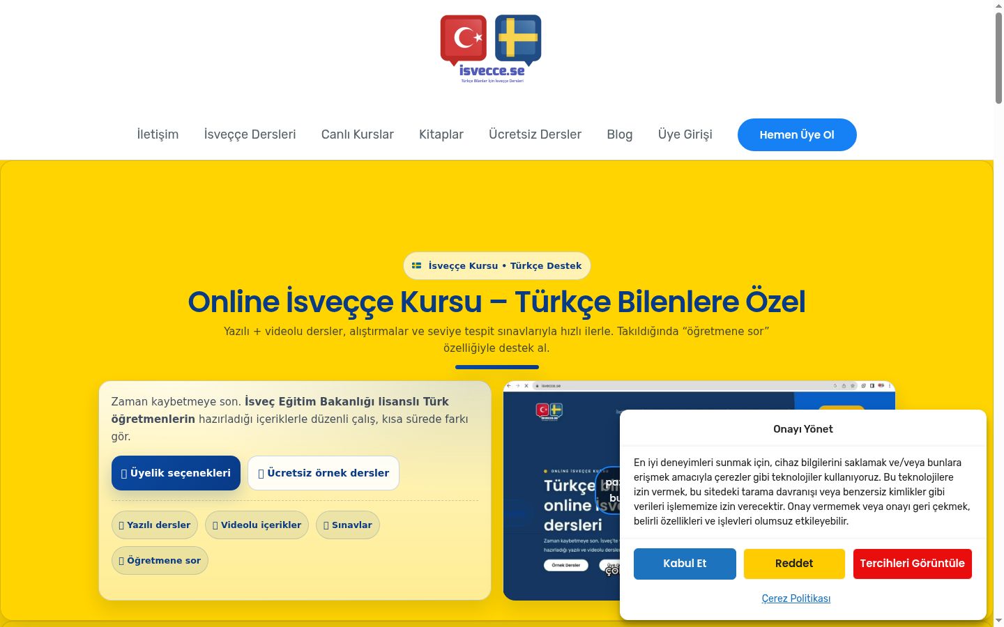 Snímek obrazovky baneru souhlasu zobrazeného před jakoukoli interakcí