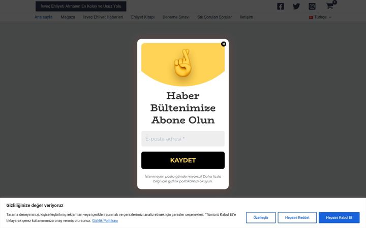 Screenshot of isvecehliyeti.com