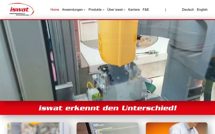 Screenshot of iswat.at