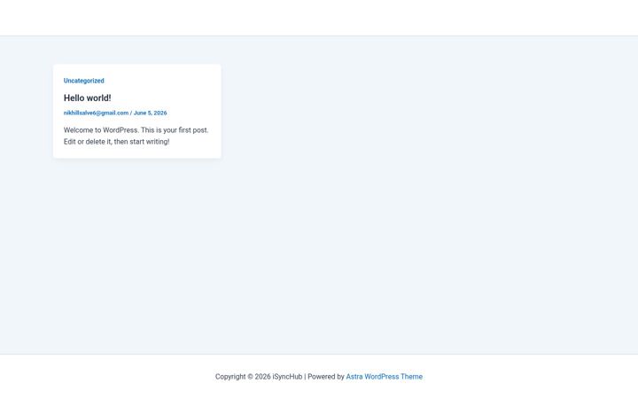 Screenshot of isynchub.com