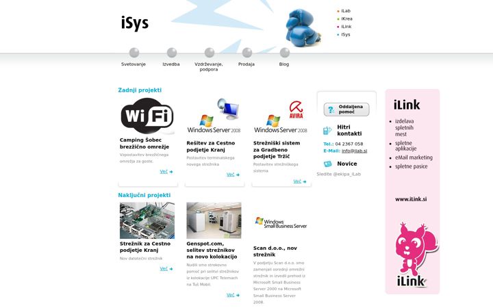 Screenshot ta' isys.si