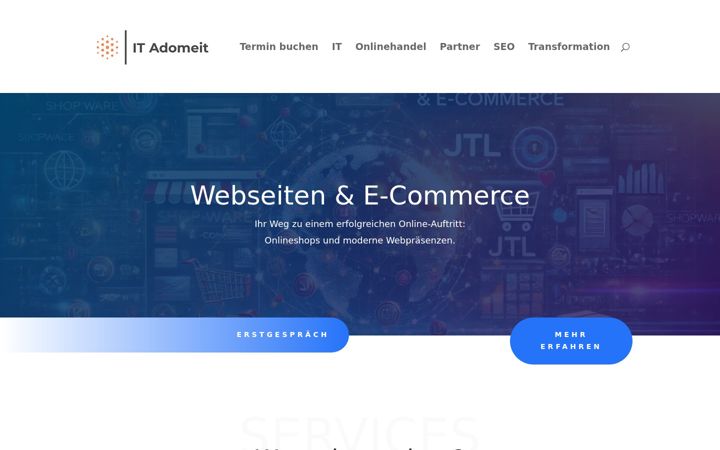 Screenshot of it-adomeit.de