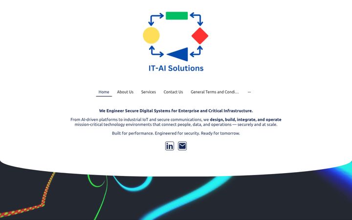 Screenshot of it-ai-solutions.com
