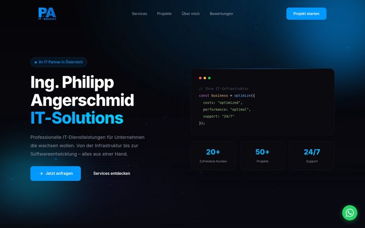 Screenshot of it-angerschmid.com