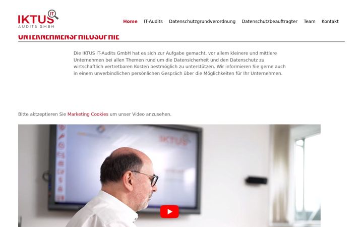 Screenshot of it-audits.at
