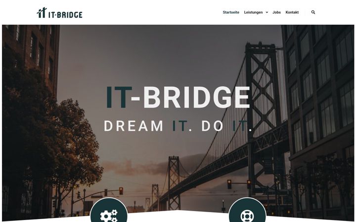 Screenshot of it-bridge.eu