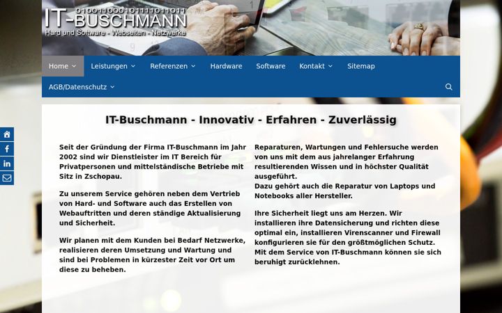 Екранна снимка на it-buschmann.de