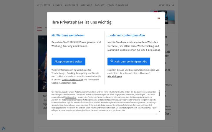 Screenshot of it-business.de