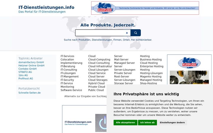 Screenshot of it-dienstleistungen.info