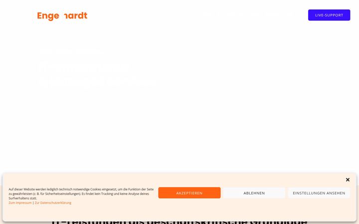 Screenshot of it-engelhardt.eu