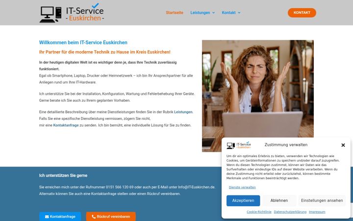 Screenshot of it-euskirchen.de