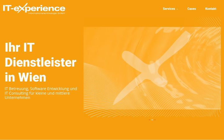 Screenshot of it-experience.at