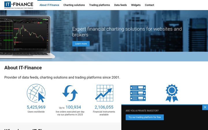 Screenshot of it-finance.com