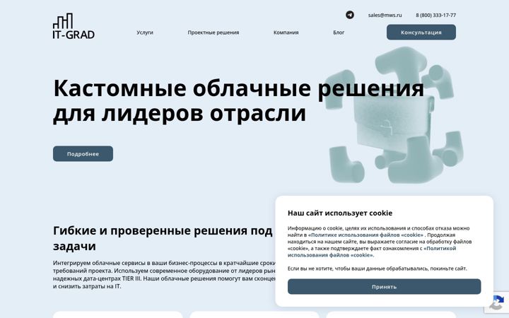 Screenshot of it-grad.ru
