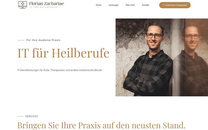 Screenshot of it-heilberufe.de
