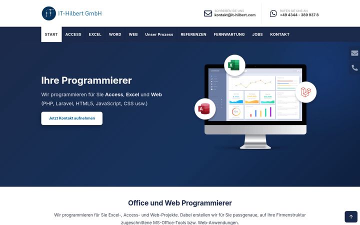 Screenshot of it-hilbert.com