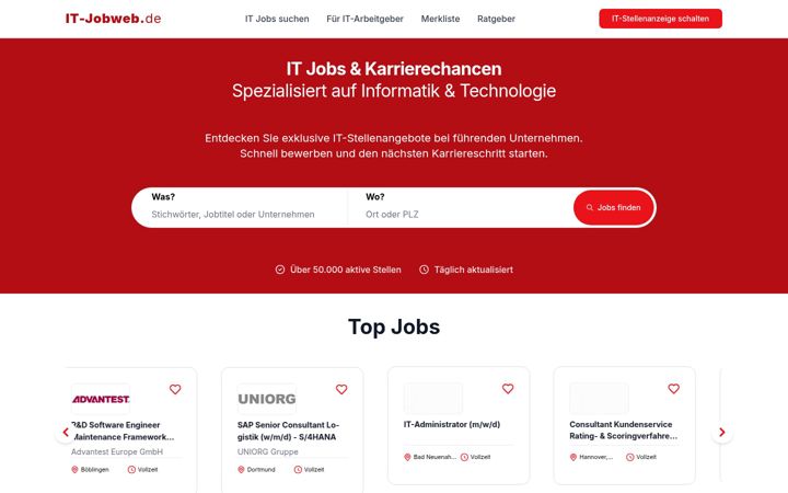 Screenshot of it-jobweb.de