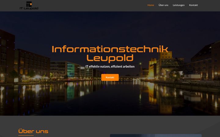 Screenshot of it-leupold.de