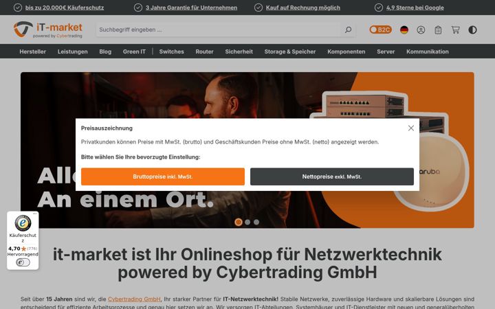 Screenshot of it-market.com