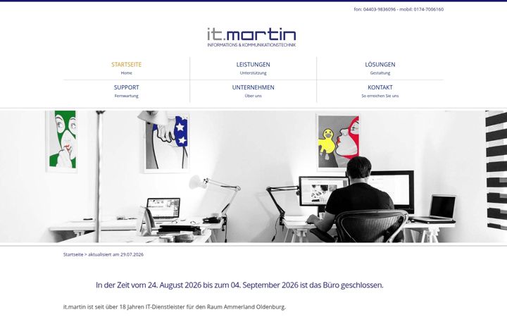 Screenshot of it-martin.de