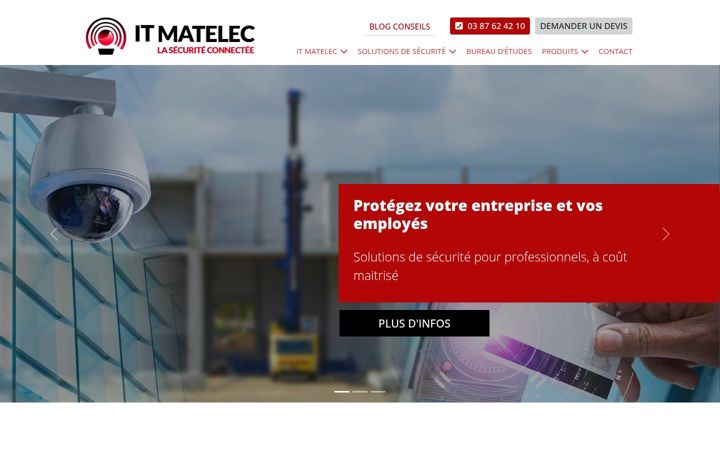 Screenshot of it-matelec.fr