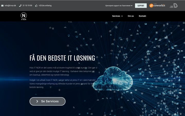 Skærmbillede af it-nor.dk