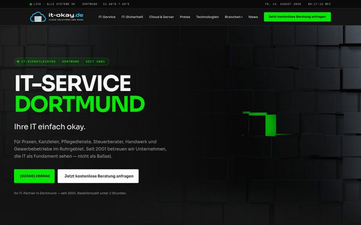 Screenshot of it-okay.de