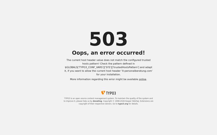 Screenshot of it-personalberatung.com