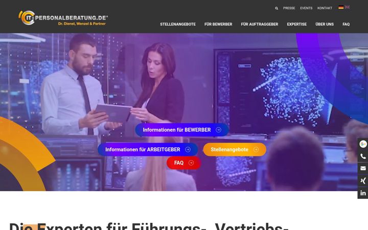 Screenshot of it-personalberatung.de