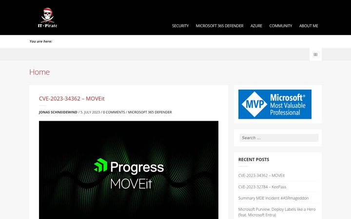 Screenshot of it-pirate.com